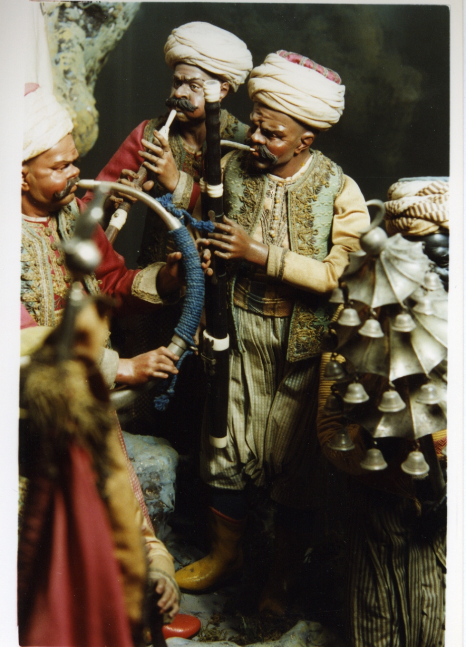 musico (statuetta di presepio) - bottega napoletana (secc. XVIII/ XIX)