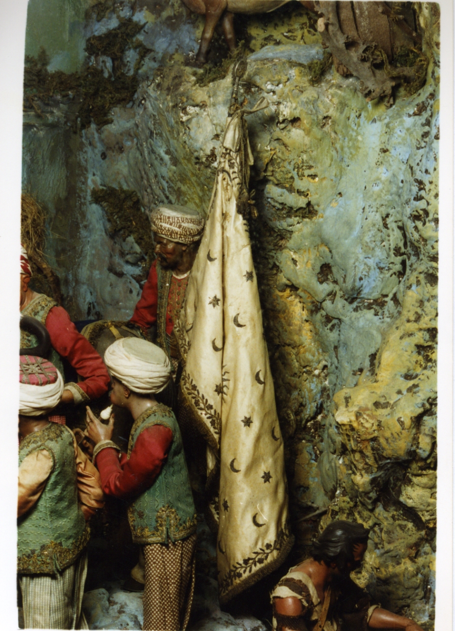 bandiera - manifattura napoletana (secc. XVIII/ XIX)