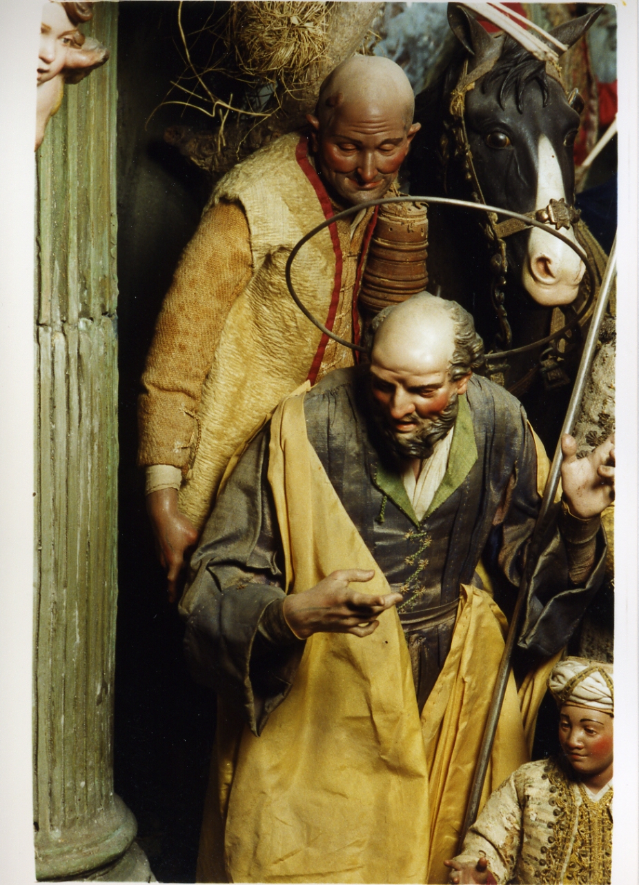 figura maschile (statuetta di presepio) - bottega napoletana (secc. XVIII/ XIX)