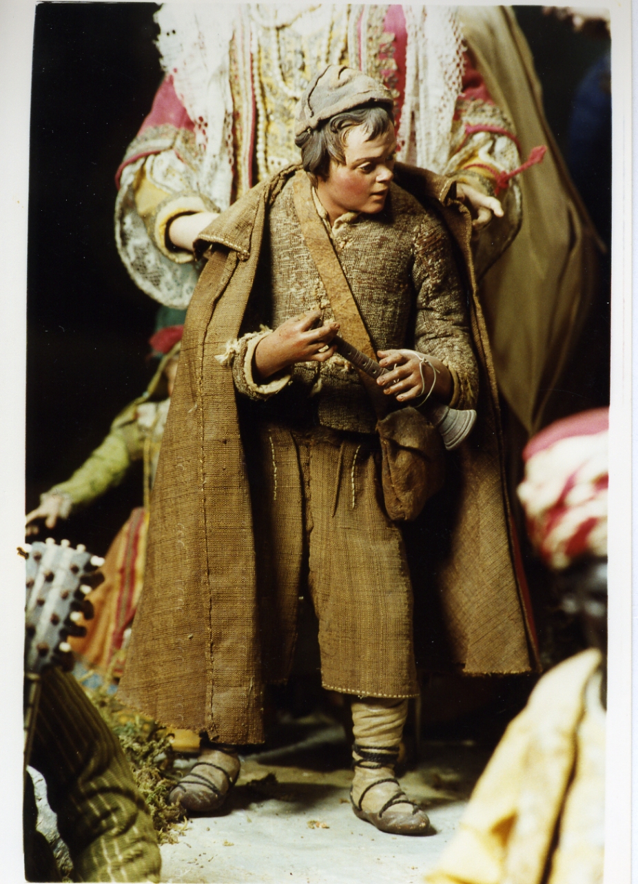 figura maschile (statuetta di presepio) - bottega napoletana (secc. XVIII/ XIX)