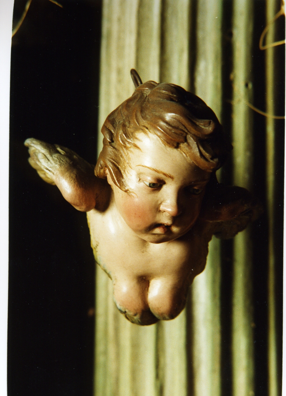 cherubino (scultura miniaturistica) - manifattura napoletana (secc. XVIII/ XIX)