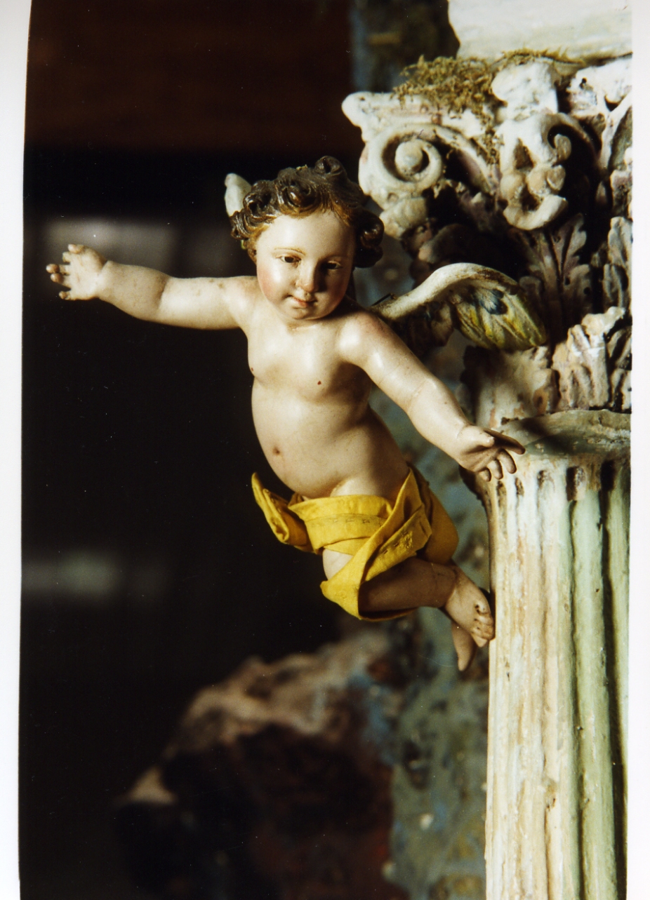 putto (scultura miniaturistica) - bottega napoletana (secc. XVIII/ XIX)