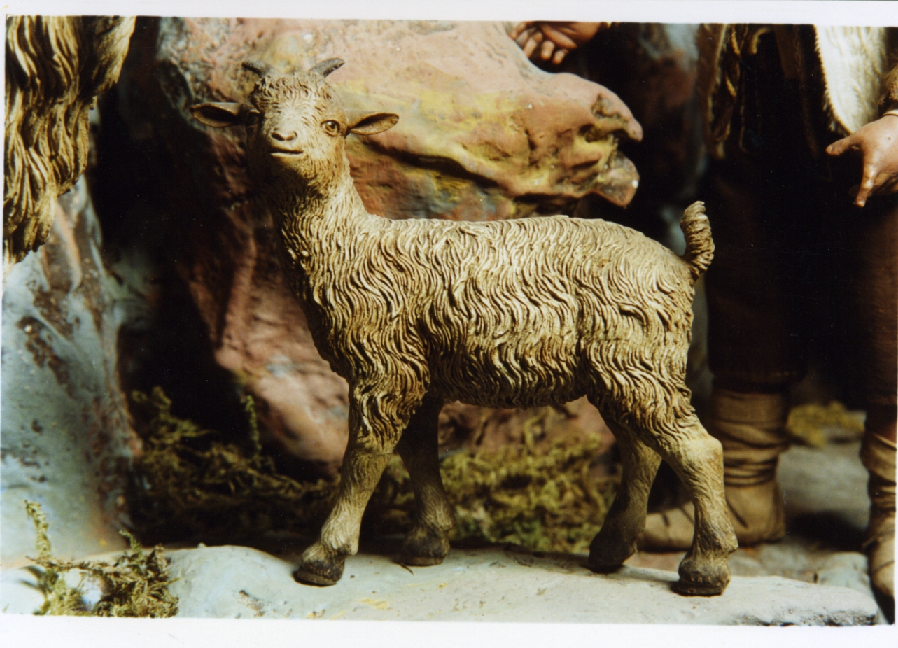 capretta (scultura miniaturistica) - bottega napoletana (secc. XVIII/ XIX)