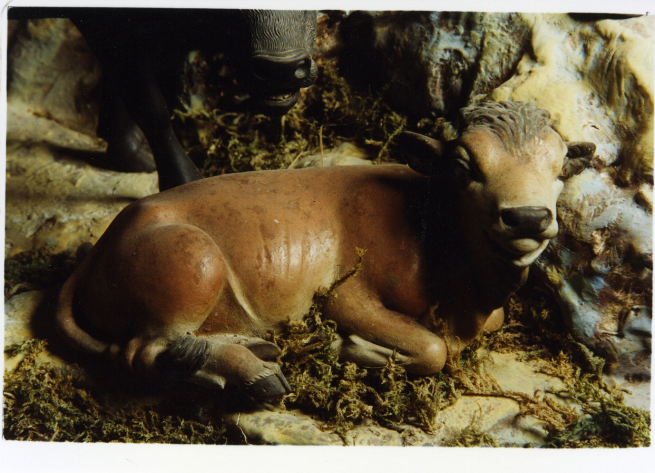 mucca (scultura miniaturistica) di Vassallo Nicola (sec. XVIII)