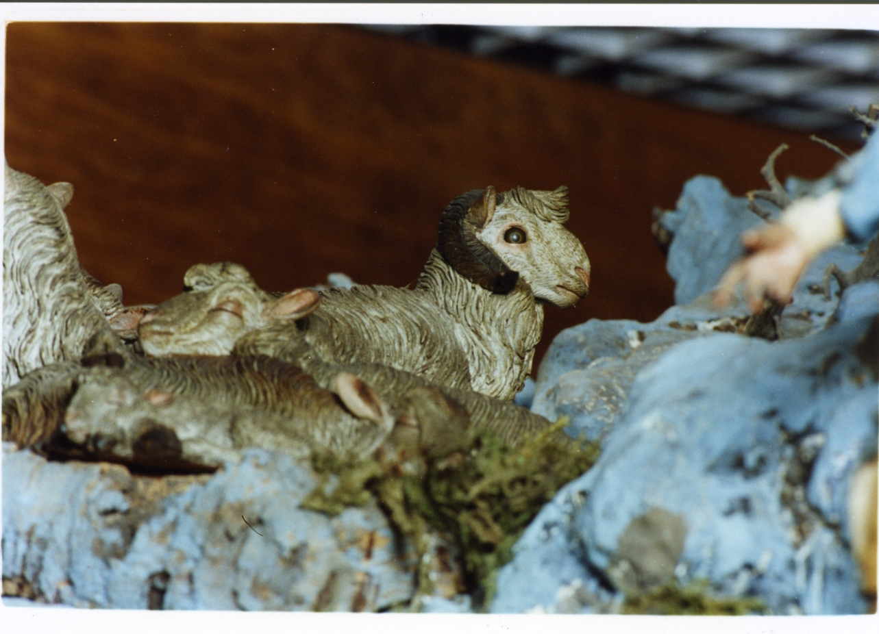 ariete (scultura miniaturistica) - manifattura napoletana (secc. XVIII/ XIX)