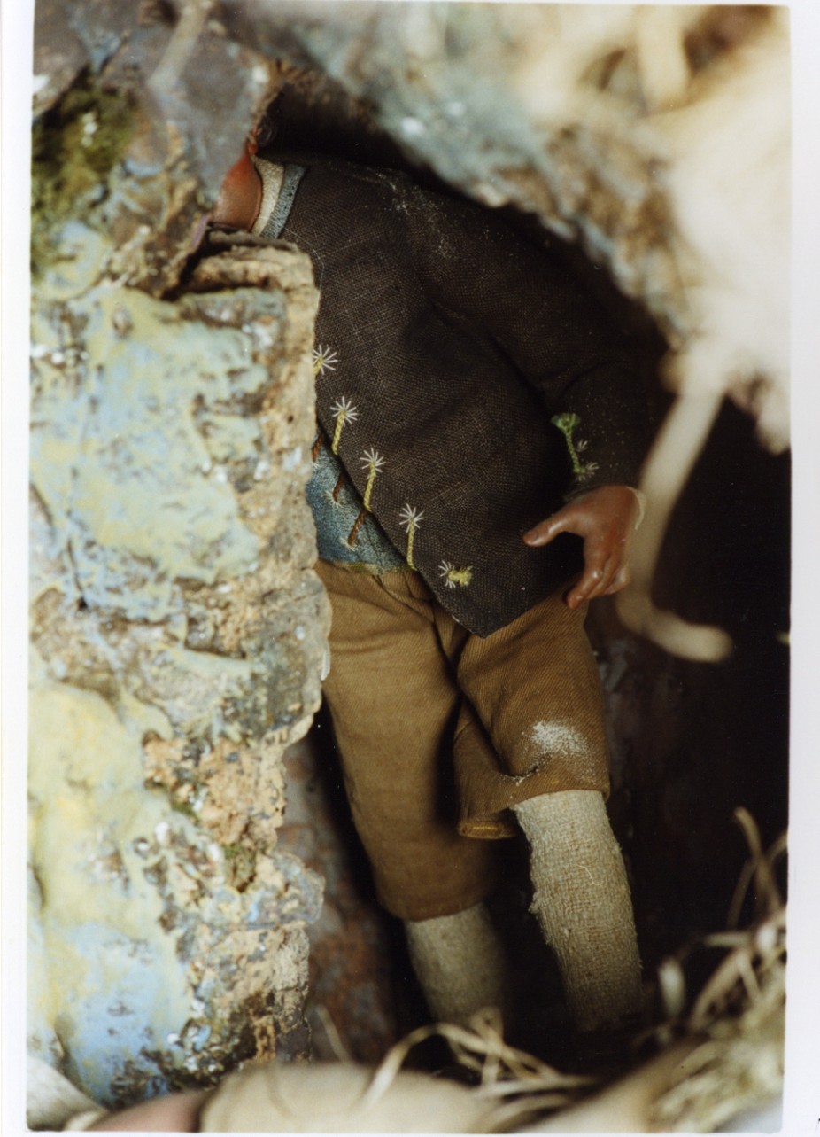 figura maschile (statuetta di presepio) - bottega napoletana (secc. XVIII/ XIX)