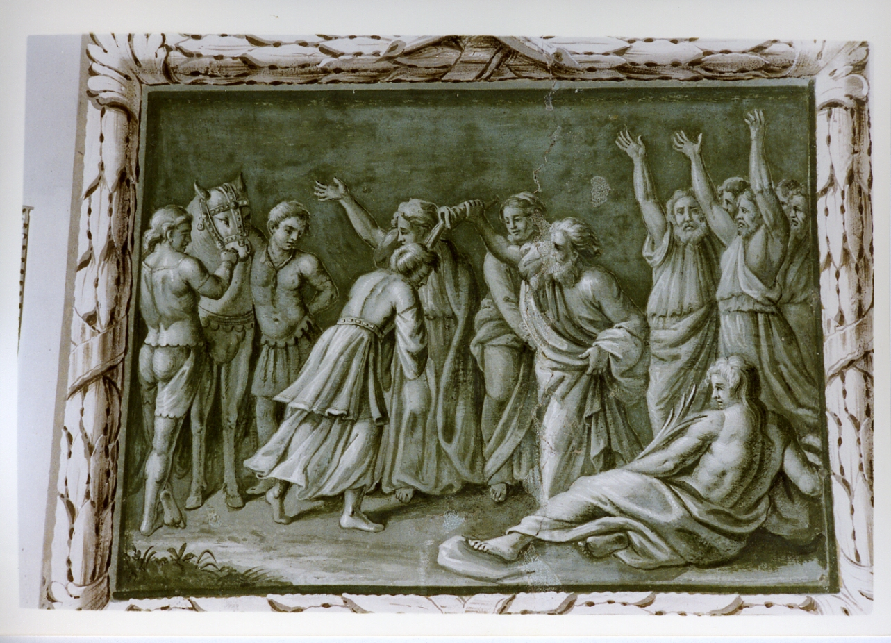 unzione di Salomone (dipinto) di Gargiulo Domenico detto Micco Spadaro (sec. XVII)