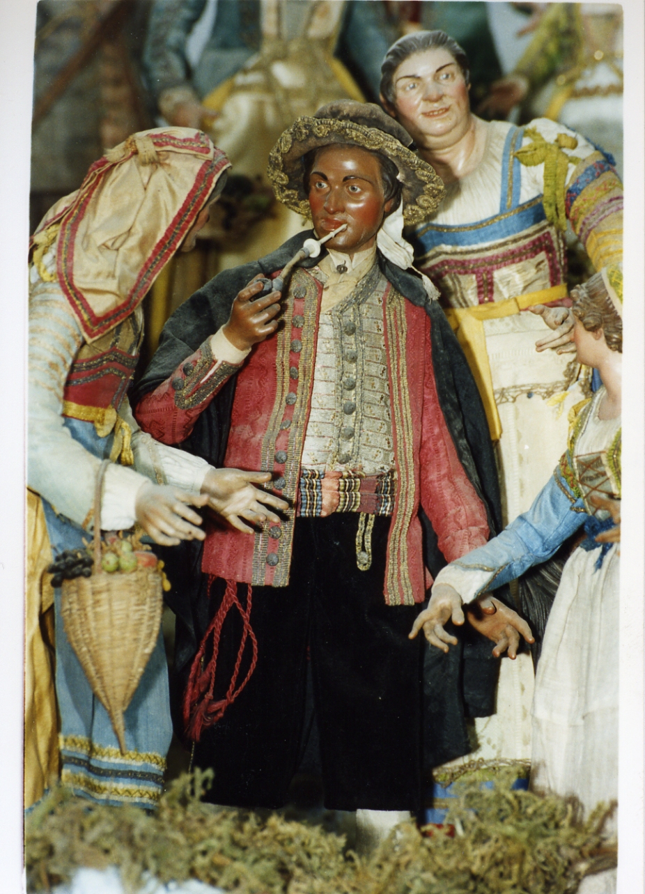figura maschile (statuetta di presepio) di Mosca Lorenzo (fine sec. XVIII)