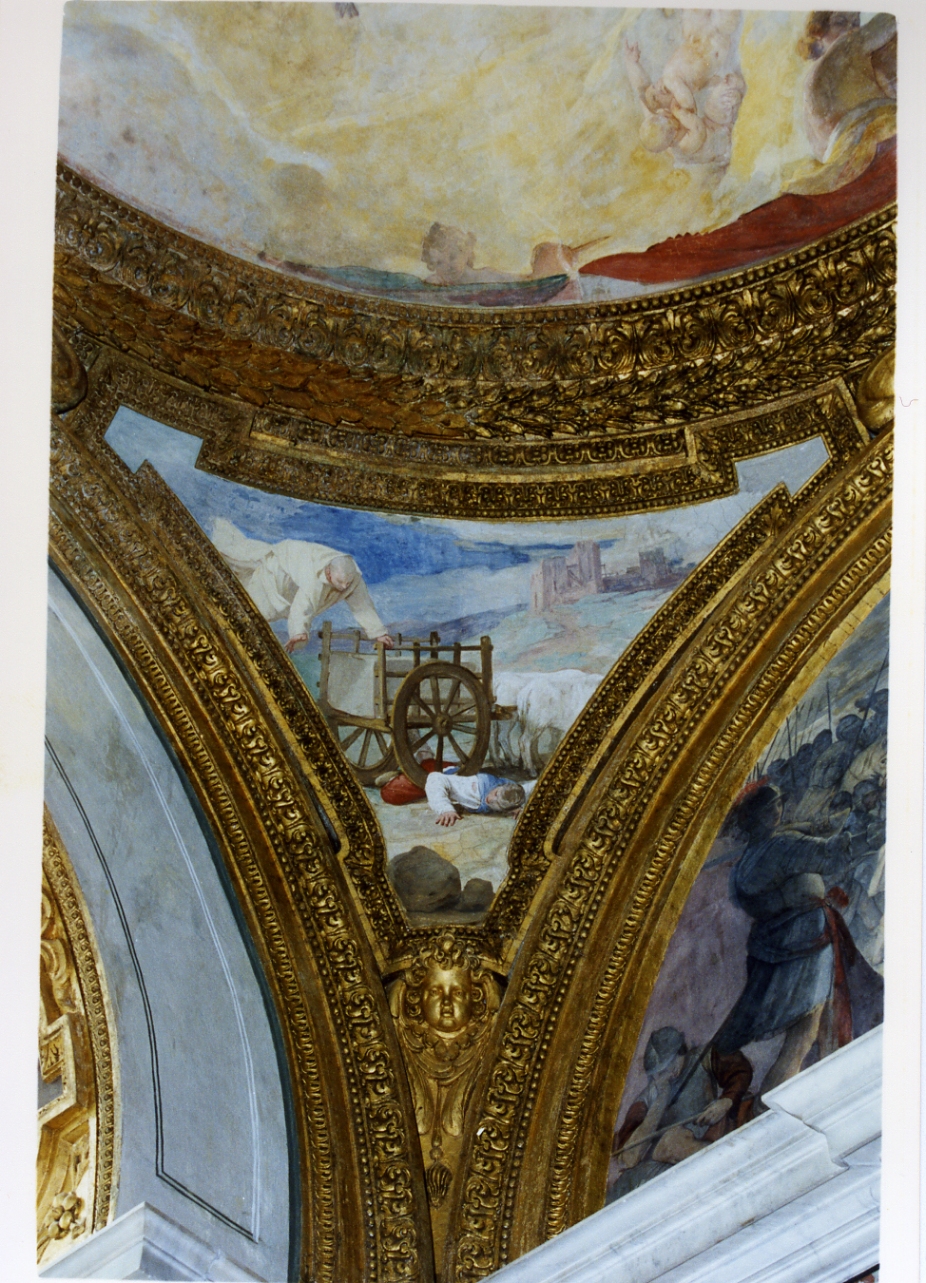 miracolo di San Bruno (dipinto) di Stanzione Massimo (sec. XVII)