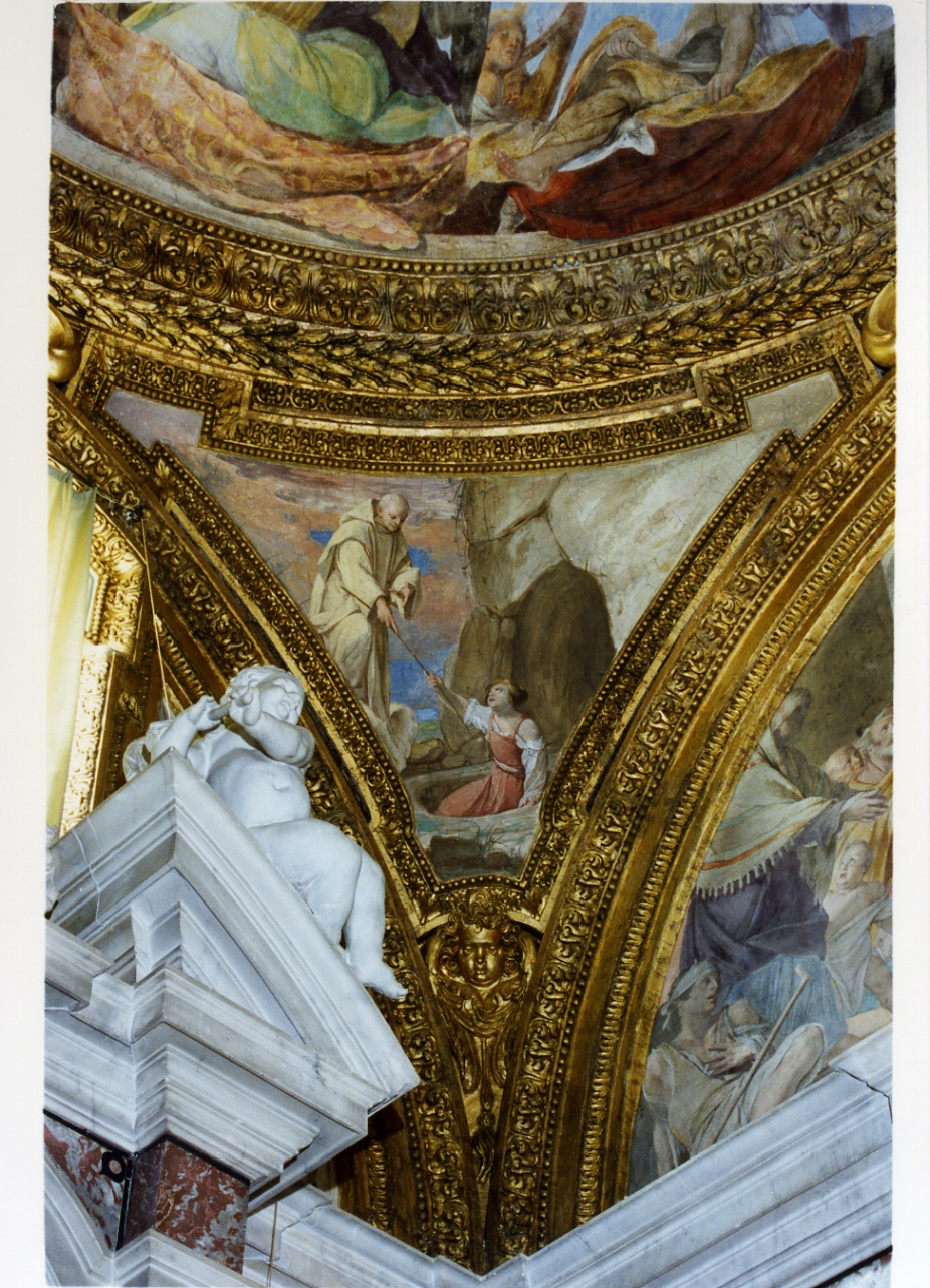 miracolo di San Bruno (dipinto) di Stanzione Massimo (sec. XVII)