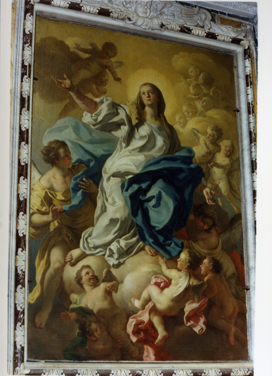 assunzione della Madonna (dipinto) di De Mura Francesco (sec. XVIII)