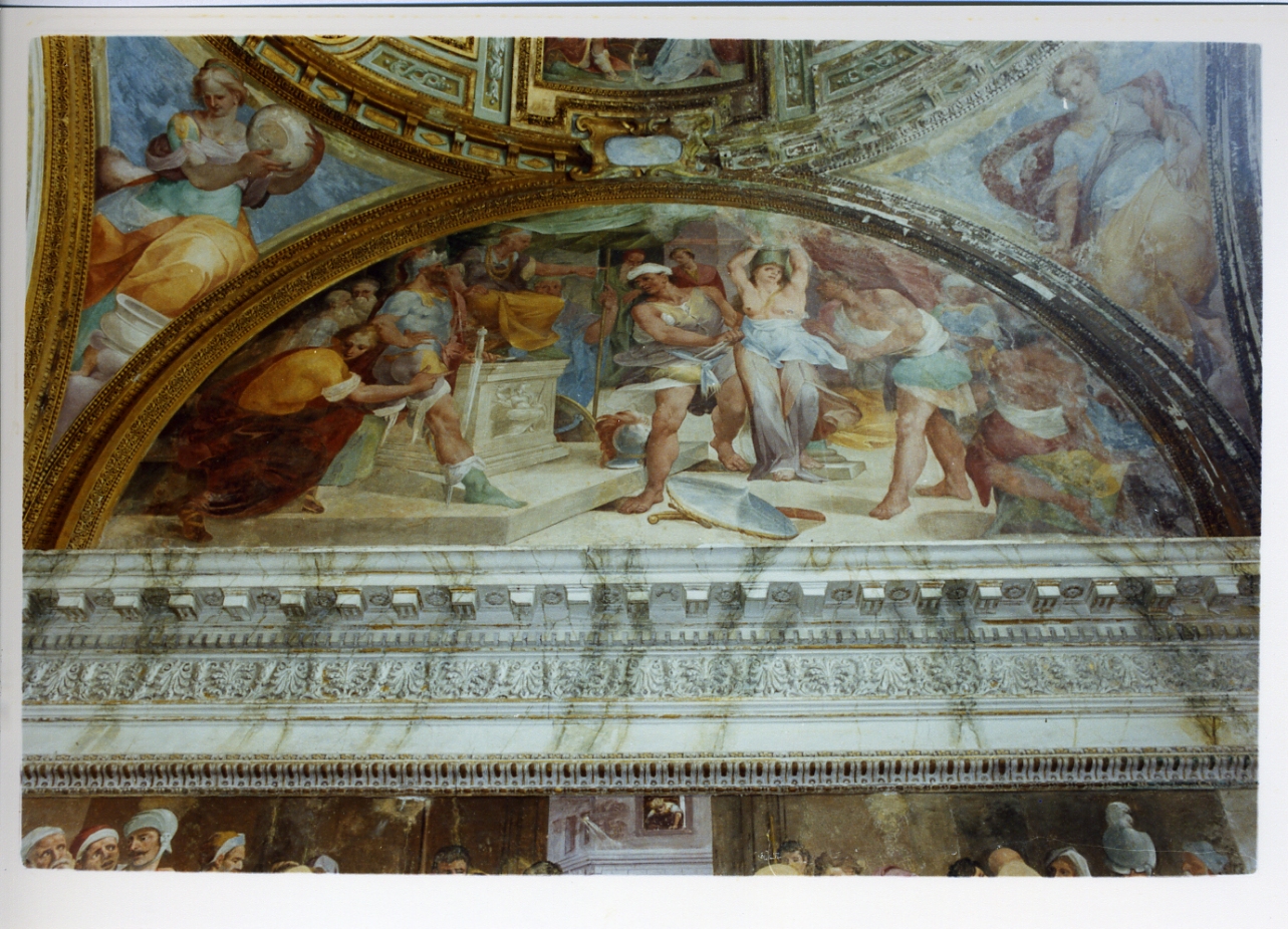 martirio di Sant'Agata (dipinto) di Corenzio Belisario (sec. XVI)