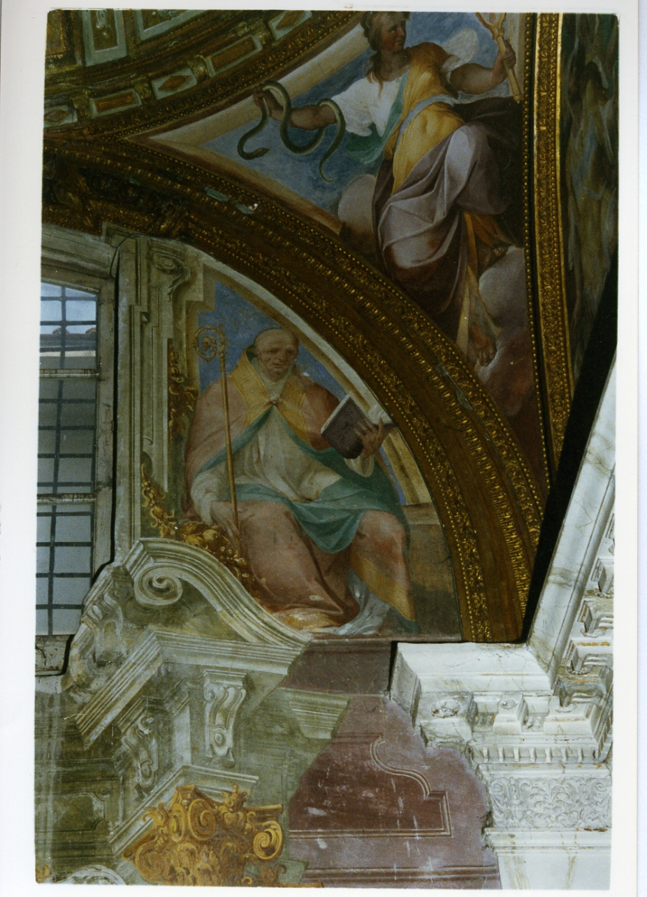 Santo vescovo (dipinto) di Corenzio Belisario (sec. XVI)