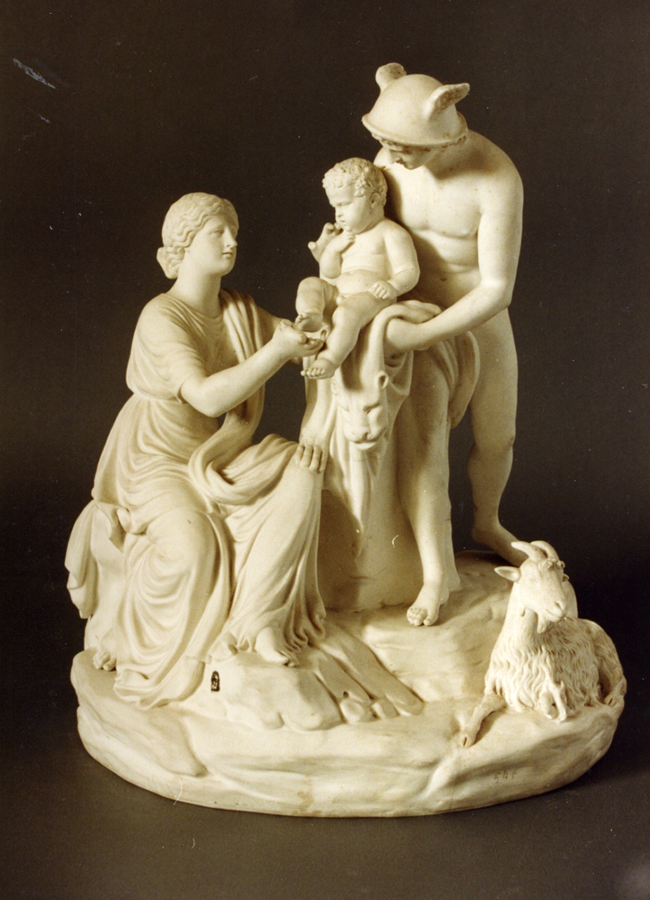 educazione di Bacco (gruppo scultoreo) - Real Fabbrica di Napoli (secc. XVIII/ XIX)