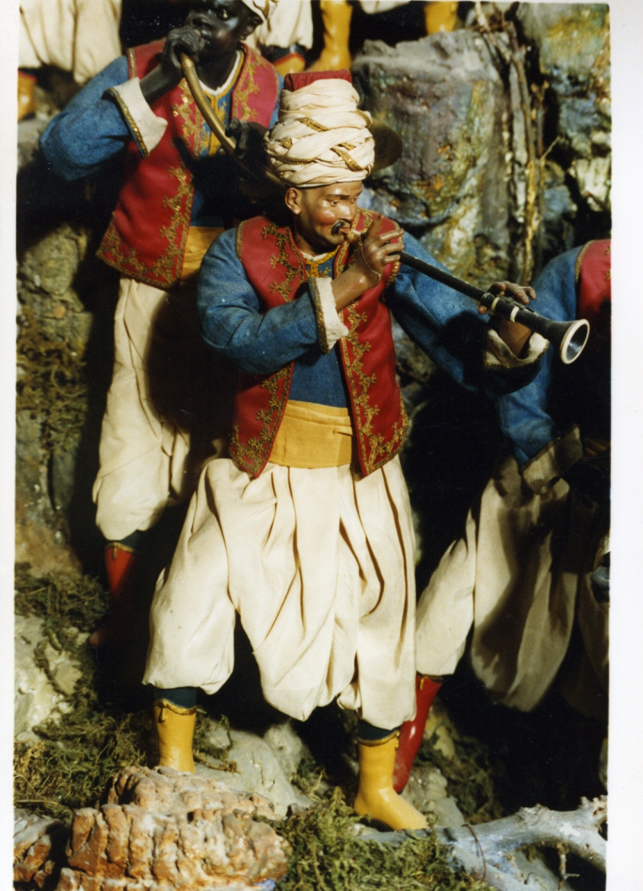 figura maschile (statuetta di presepio) di Gori Giuseppe (fine/inizio secc. XVIII/ XIX)