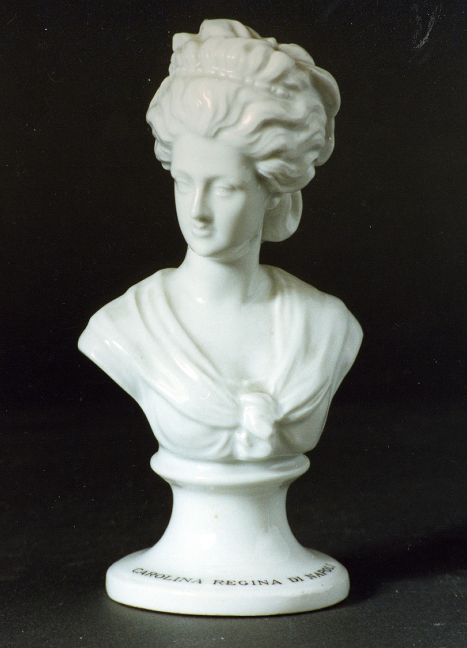 ritratto di donna (busto) - manifattura Richard-Ginori (prima metà sec. XIX)