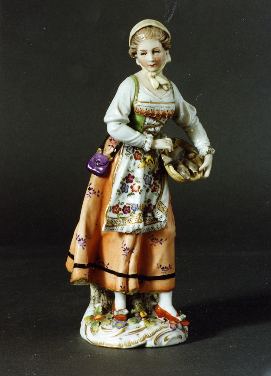 figura femminile (statuetta) - manifattura Richard-Ginori (inizio sec. XIX)