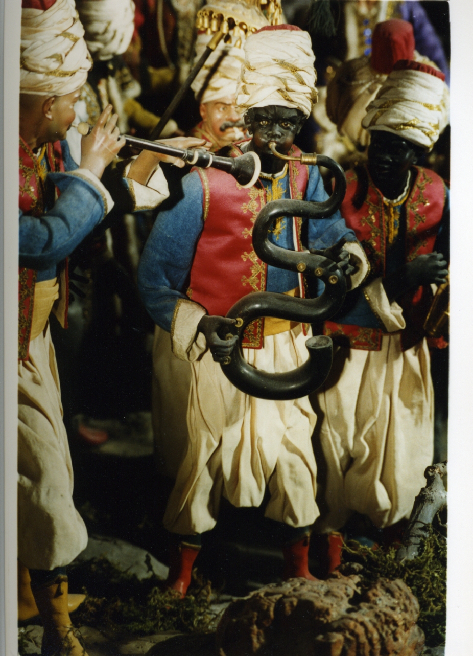 figura maschile (statuetta di presepio) di Gori Giuseppe (fine/inizio secc. XVIII/ XIX)