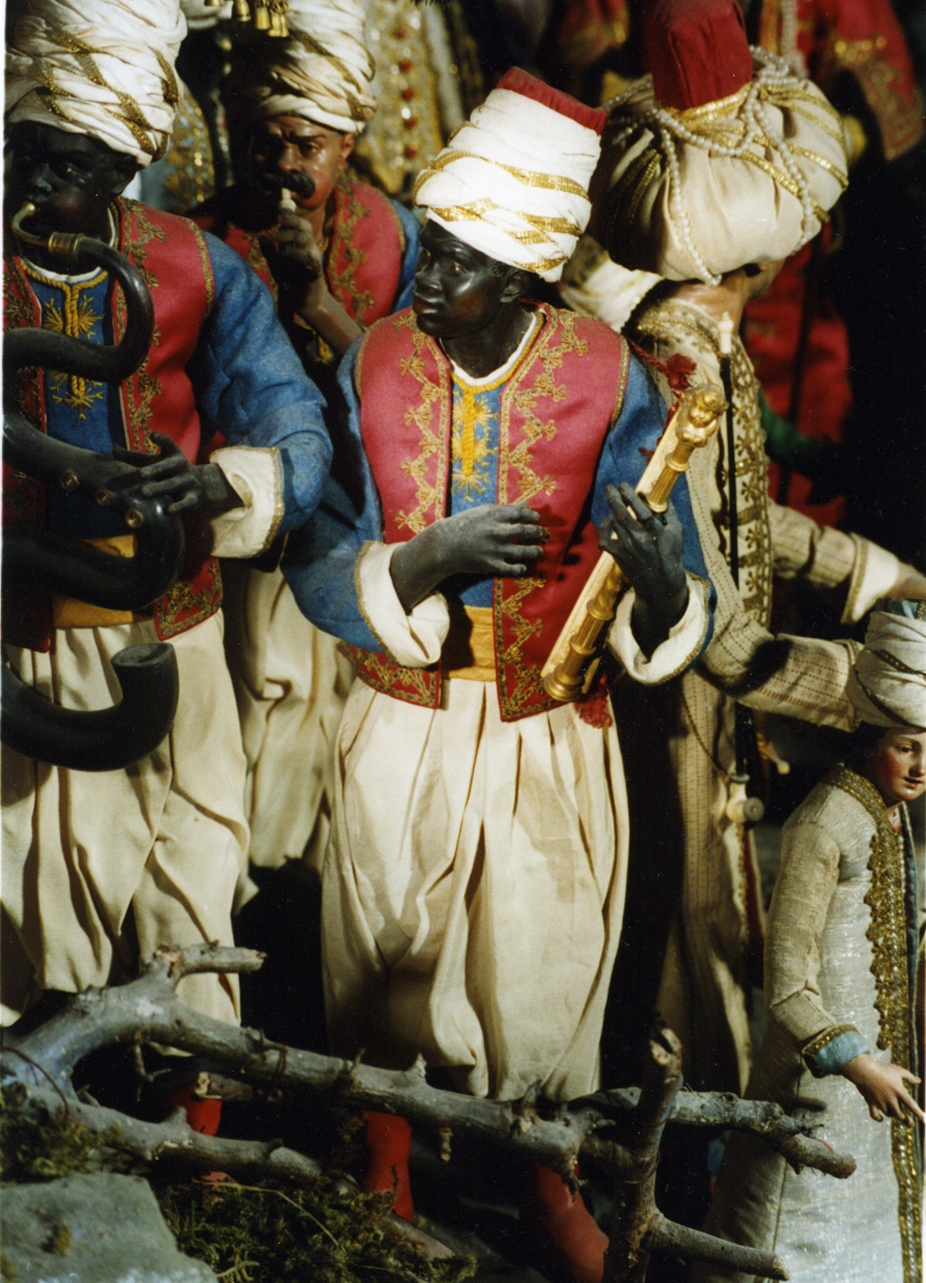 figura maschile (statuetta di presepio) di Gori Giuseppe (fine/inizio secc. XVIII/ XIX)