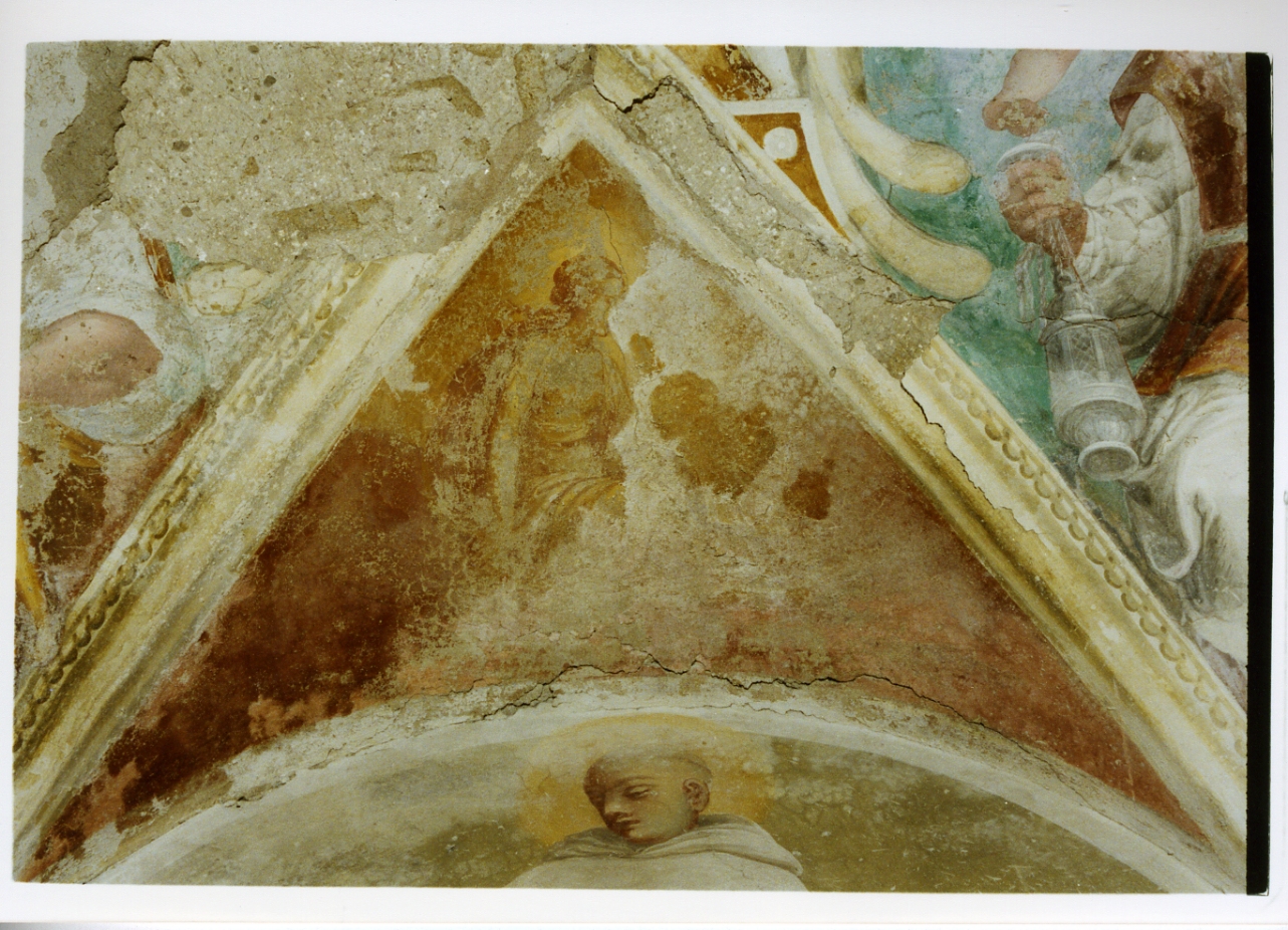 figura allegorica femminile (dipinto) di Corenzio Belisario (sec. XVII)