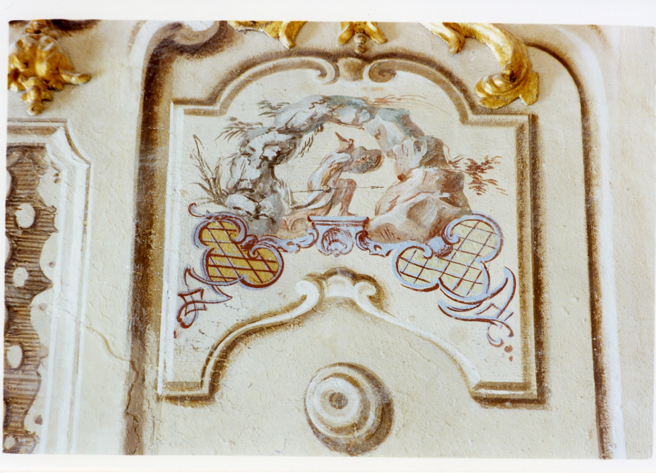 motivi decorativi vegetali (dipinto) di Gamba Crescenzo (sec. XVIII)