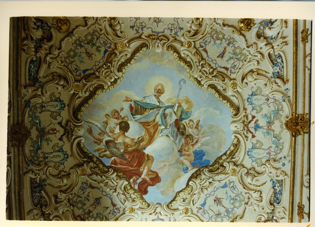 San Martino in gloria (dipinto) di Gamba Crescenzo (sec. XVIII)