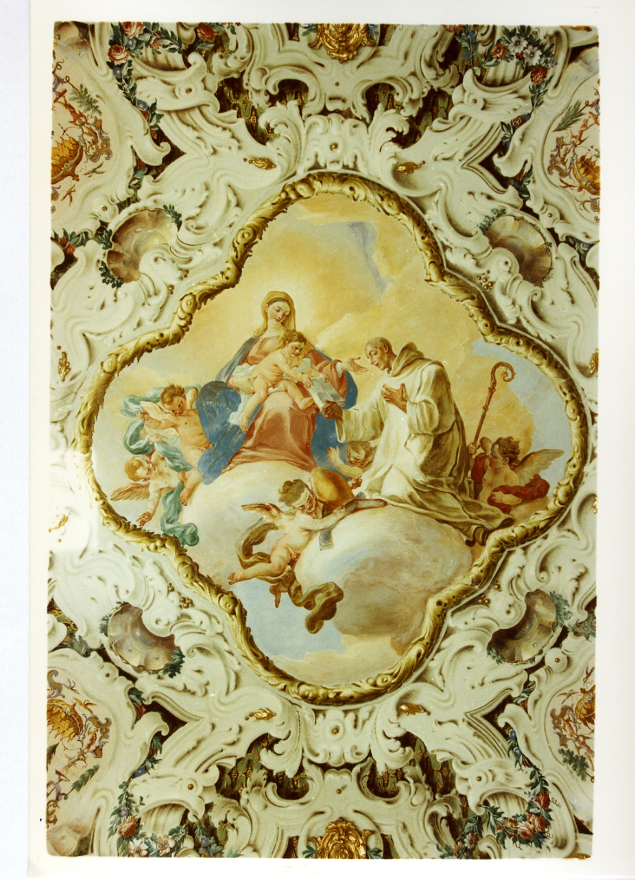 San Bruno riceve la regola (dipinto) di Gamba Crescenzo (sec. XVIII)