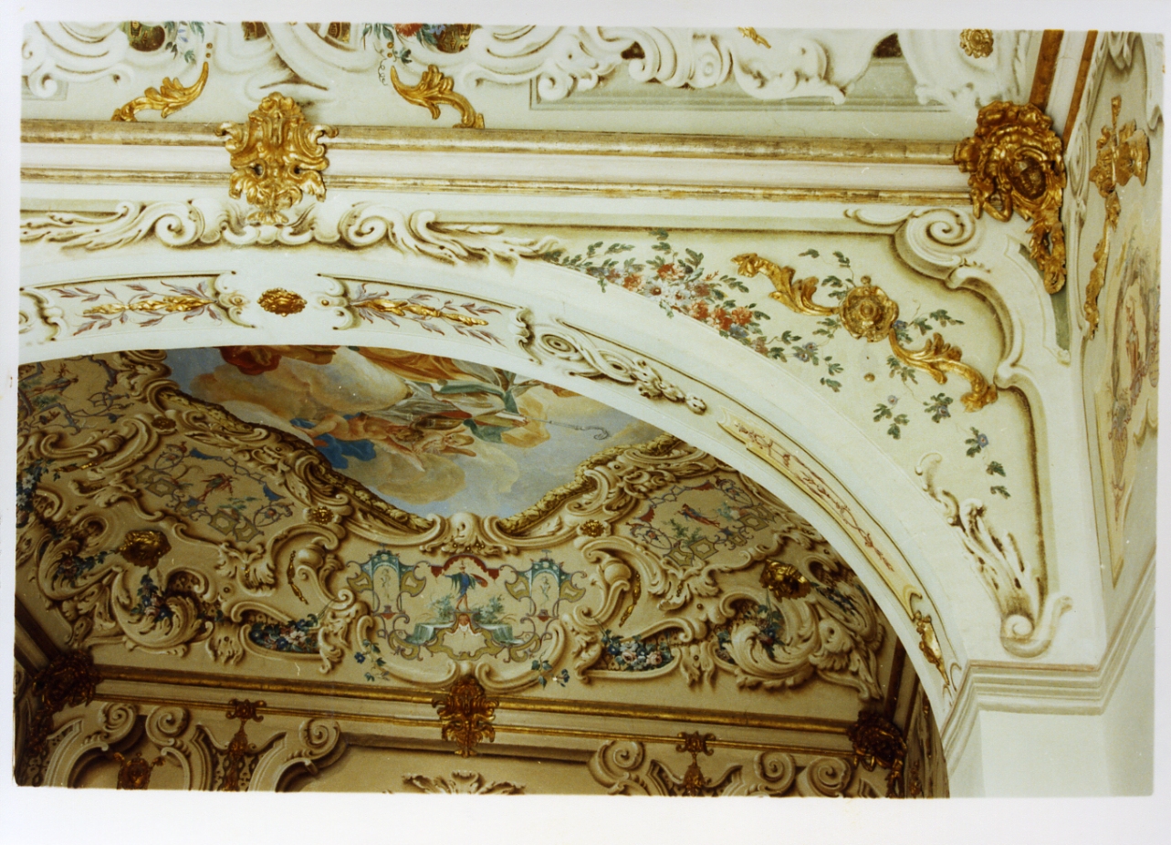 motivo decorativo floreale (dipinto) di Gamba Crescenzo (sec. XVIII)
