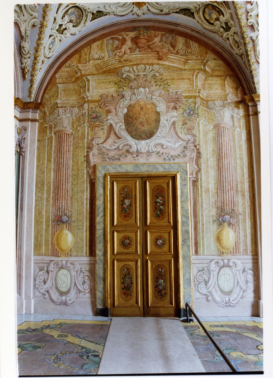 motivi decorativi architettonici (dipinto) di Gamba Crescenzo (sec. XVIII)