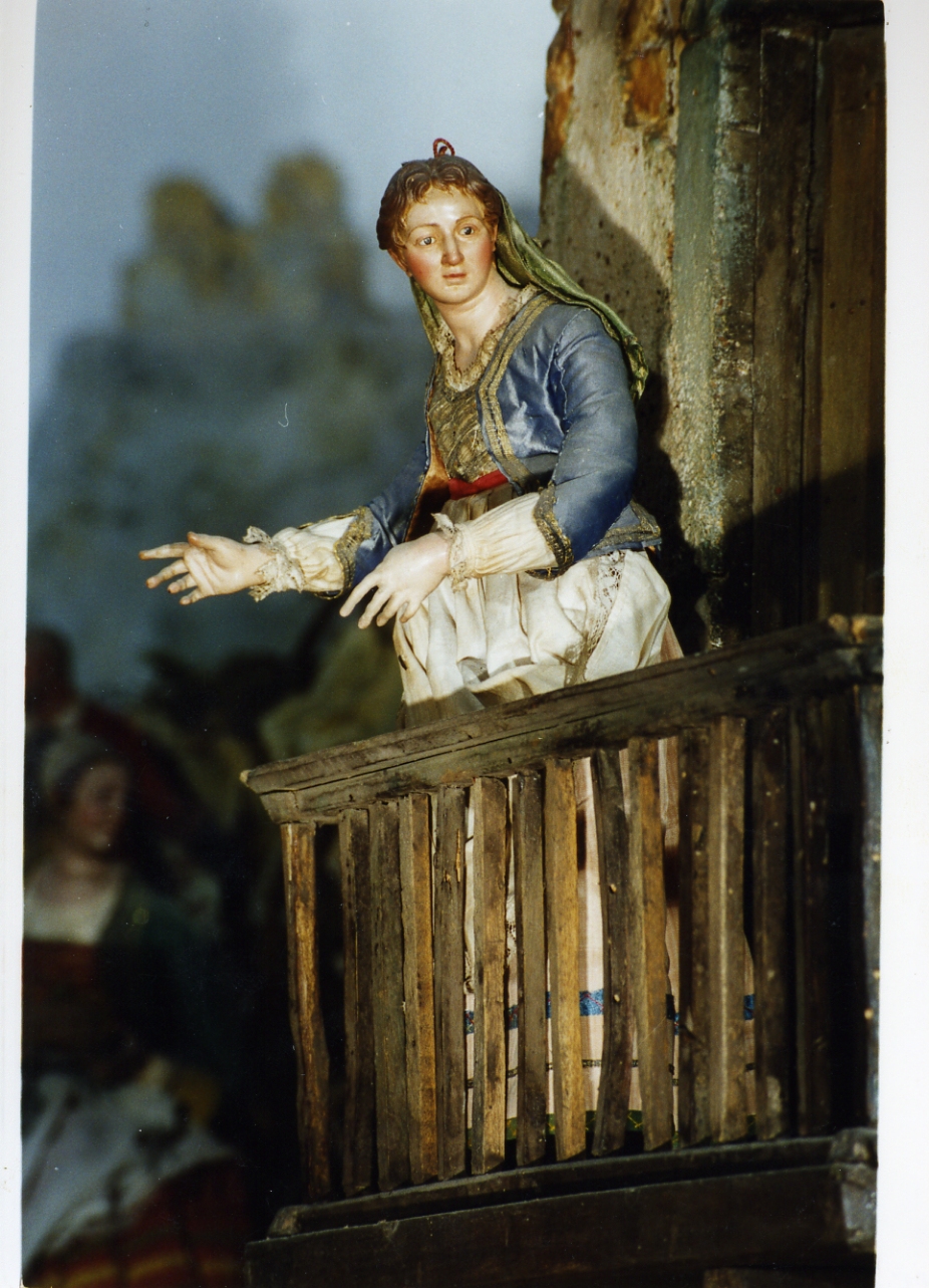 giovane donna (statuetta di presepio) - bottega napoletana (inizio sec. XIX)