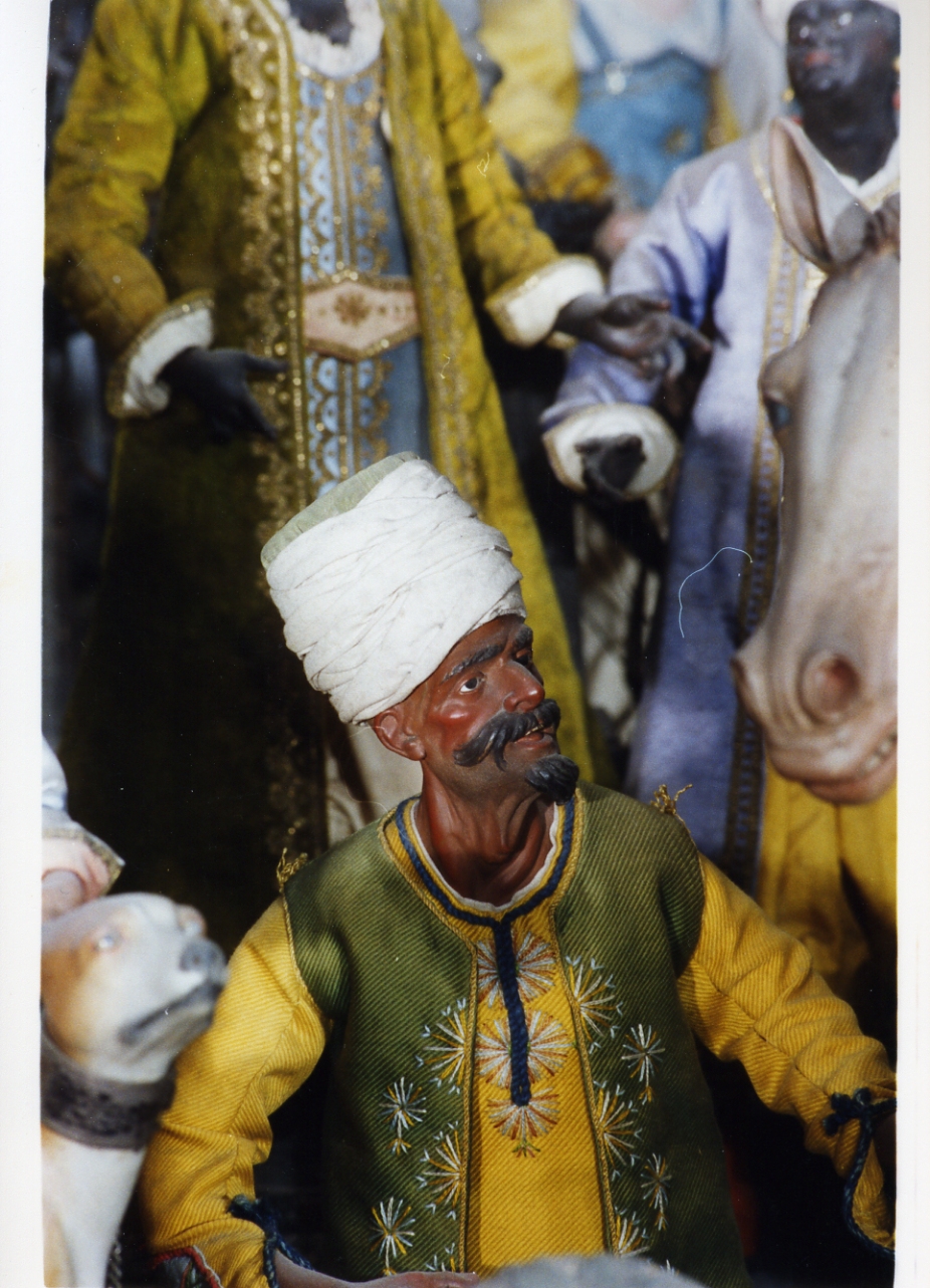 turbante (scultura miniaturistica) - bottega napoletana (secc. XVIII/ XIX)