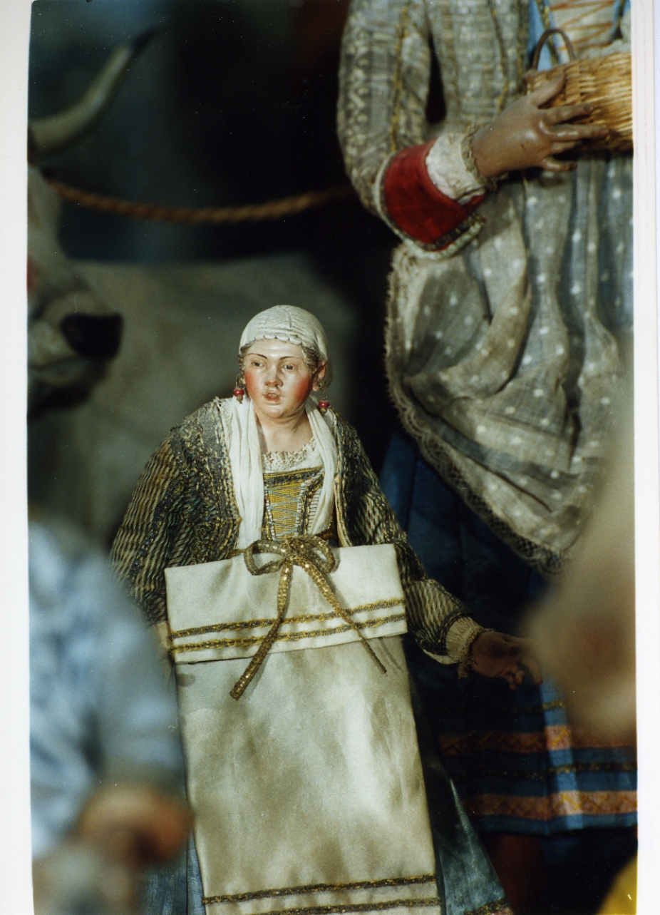 orecchino (scultura miniaturistica, serie) - bottega napoletana (secc. XVIII/ XIX)