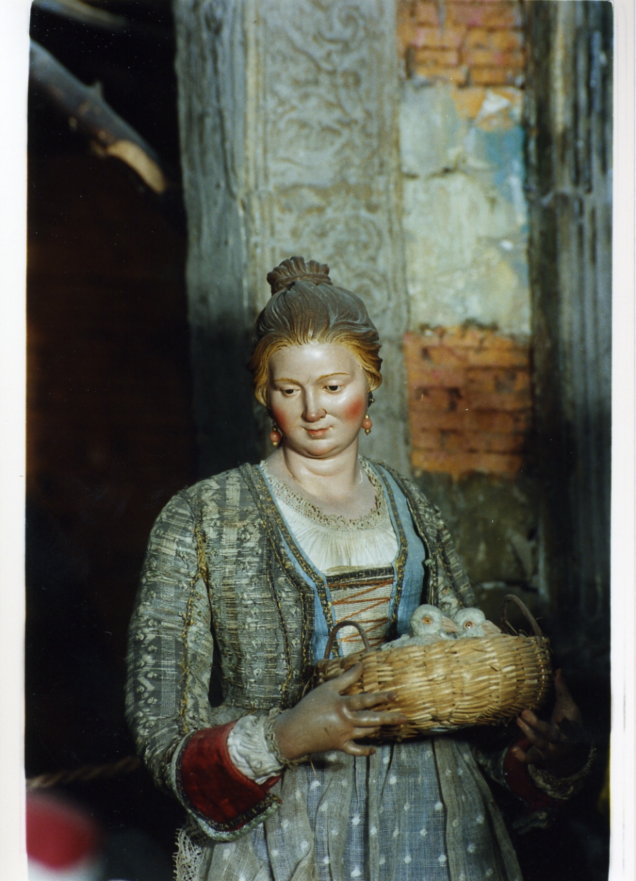 orecchino (scultura miniaturistica, serie) - bottega napoletana (secc. XVIII/ XIX)