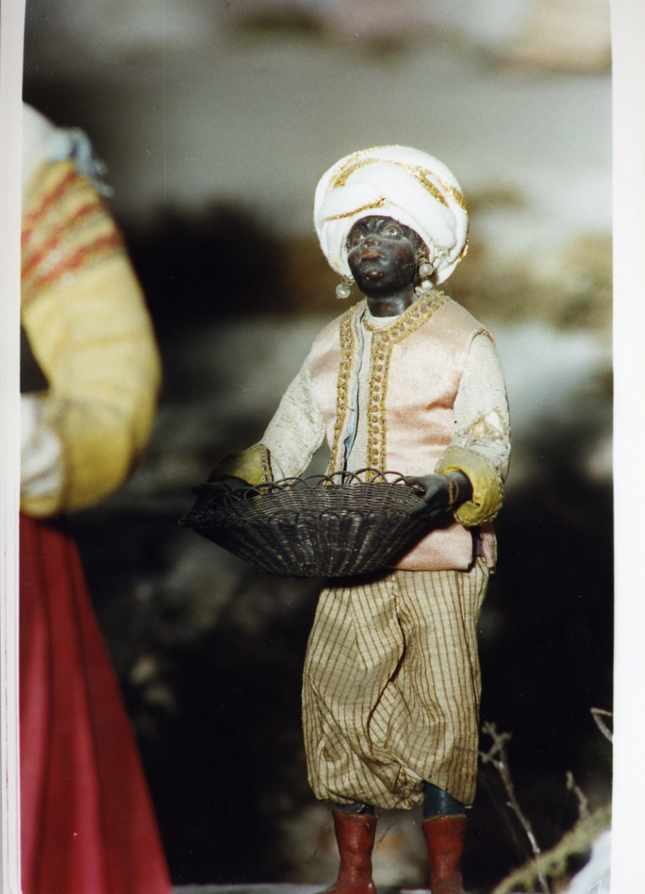 turbante (scultura miniaturistica) - bottega napoletana (secc. XVIII/ XIX)