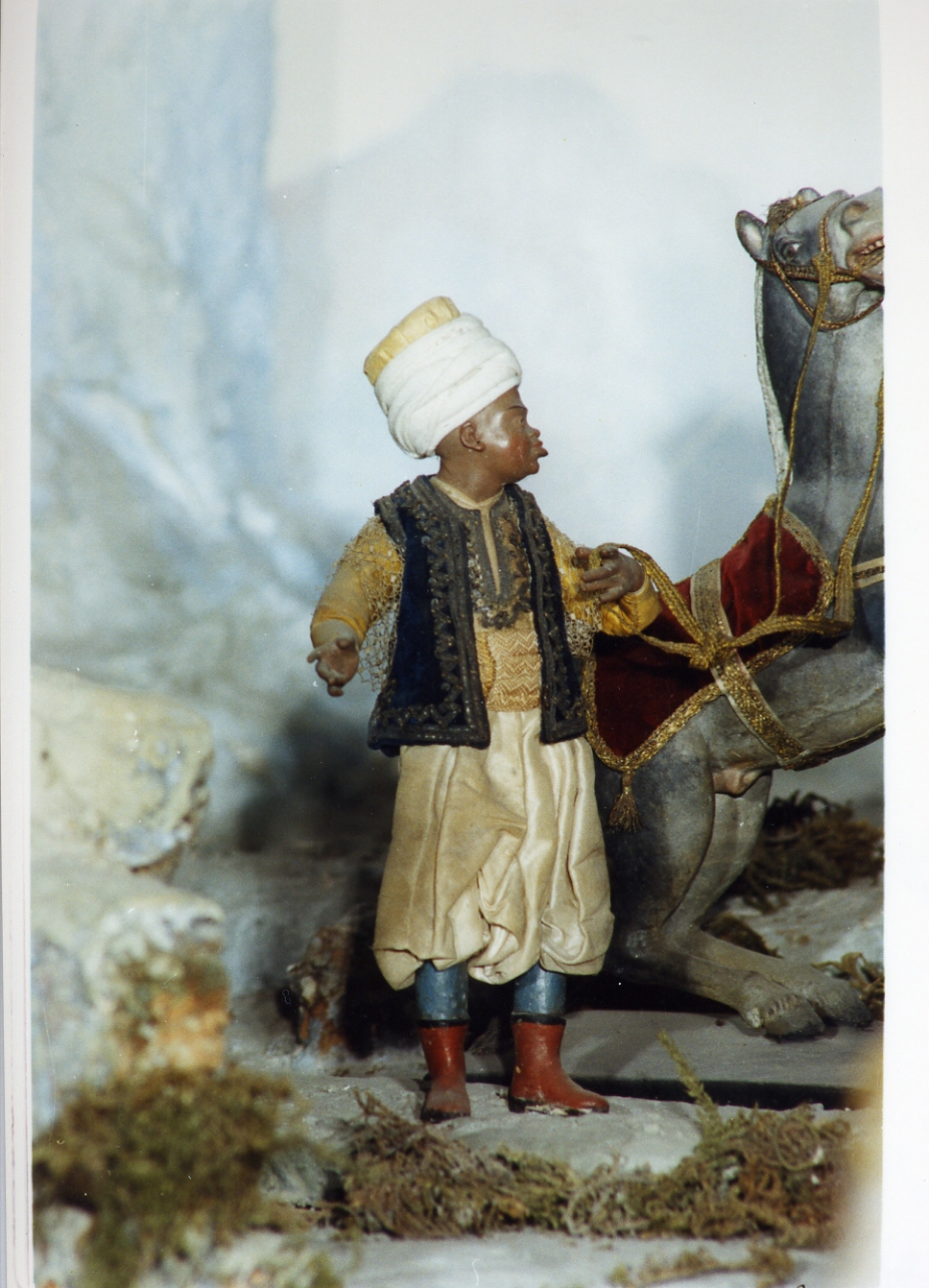 turbante (scultura miniaturistica) - bottega napoletana (secc. XVIII/ XIX)