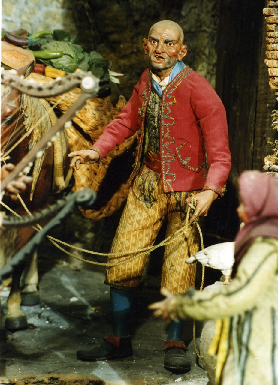 figura maschile (statuetta di presepio) di Celebrano Francesco (secc. XVIII/ XIX)