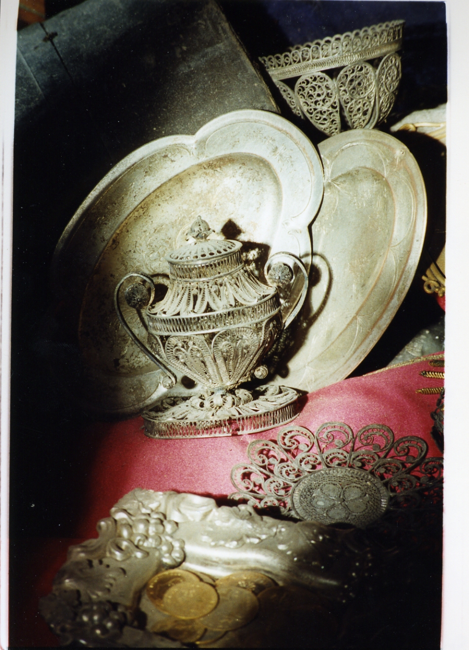 anfora (scultura miniaturistica) - bottega napoletana (sec. XIX)