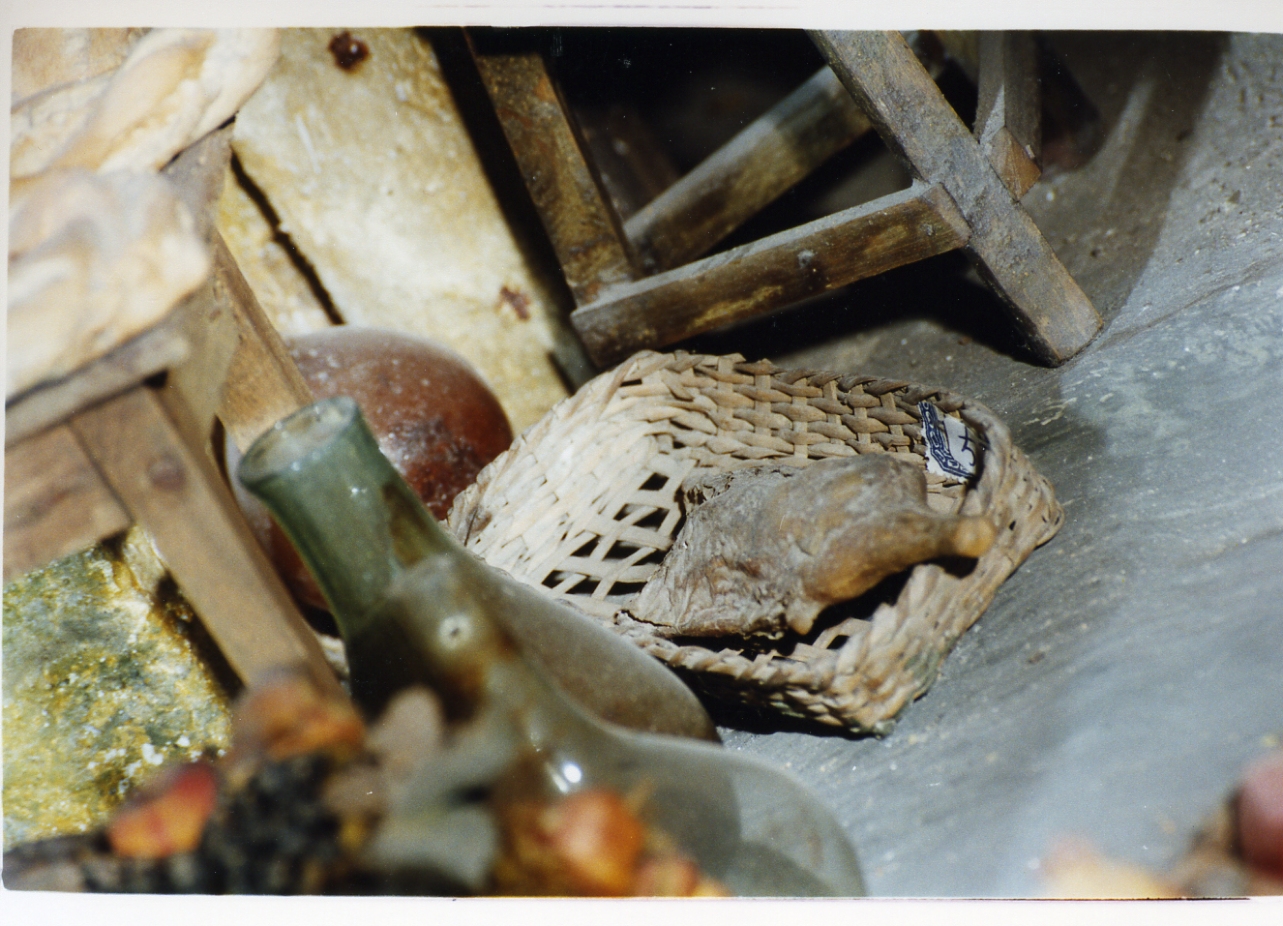 quarto di agnello macellato (scultura miniaturistica) - bottega napoletana (secc. XVIII/ XIX)