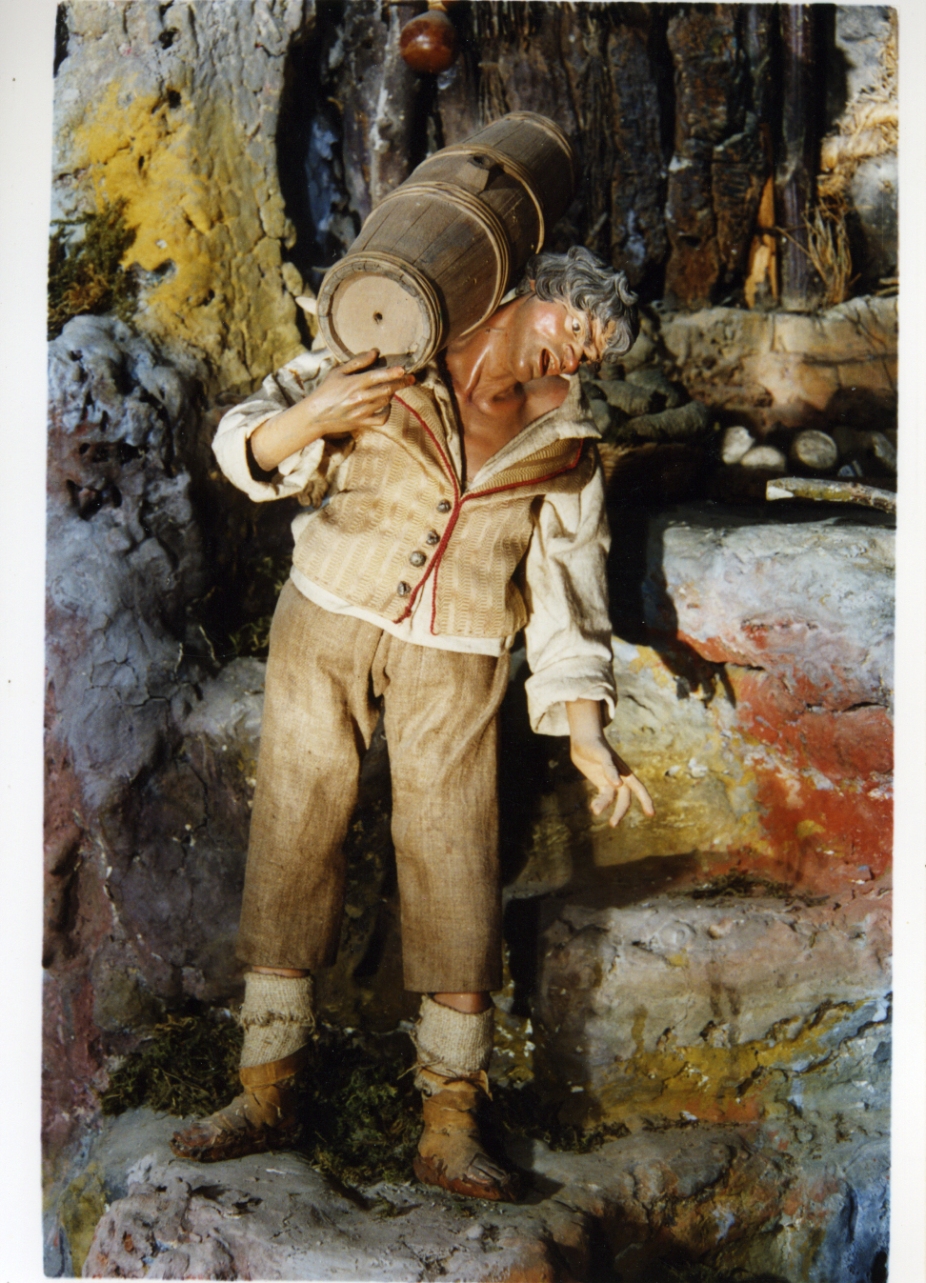 figura maschile (statuetta di presepio) di Celebrano Francesco (fine/inizio secc. XVIII/ XIX)