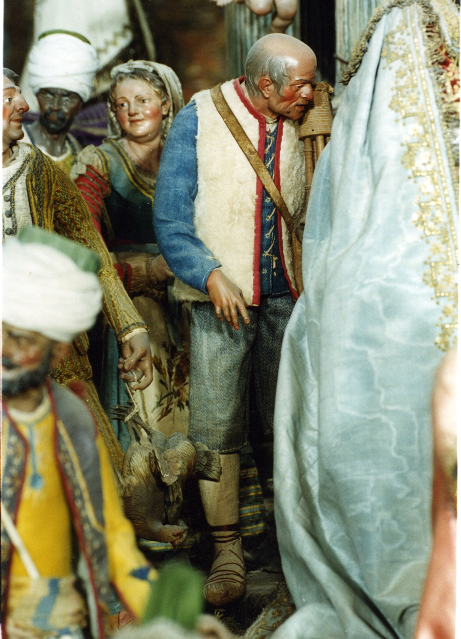 figura maschile (statuetta di presepio) di Ingaldi Nicola (fine/inizio secc. XVIII/ XIX)