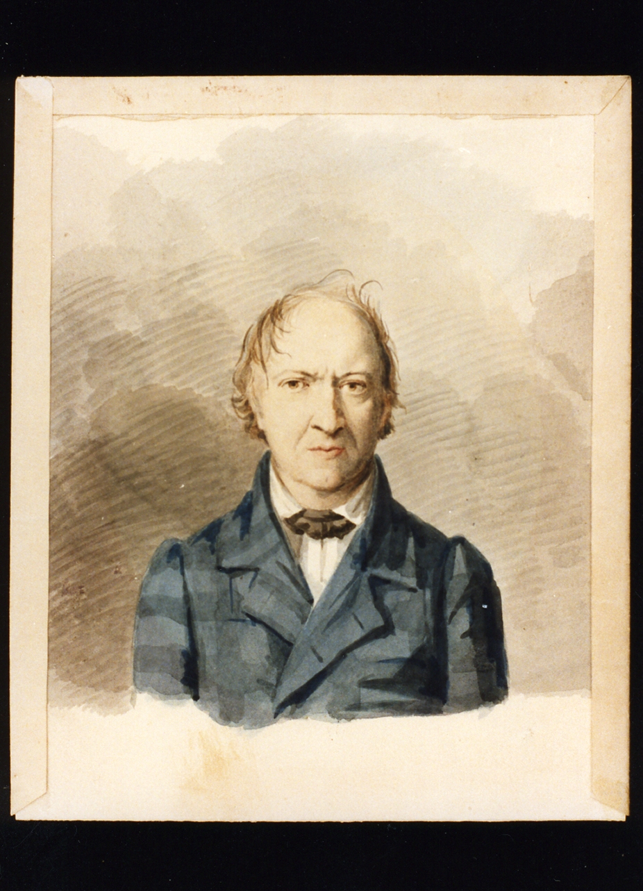 ritratto d'uomo (dipinto) di Pistrucci Filippo (sec. XIX)