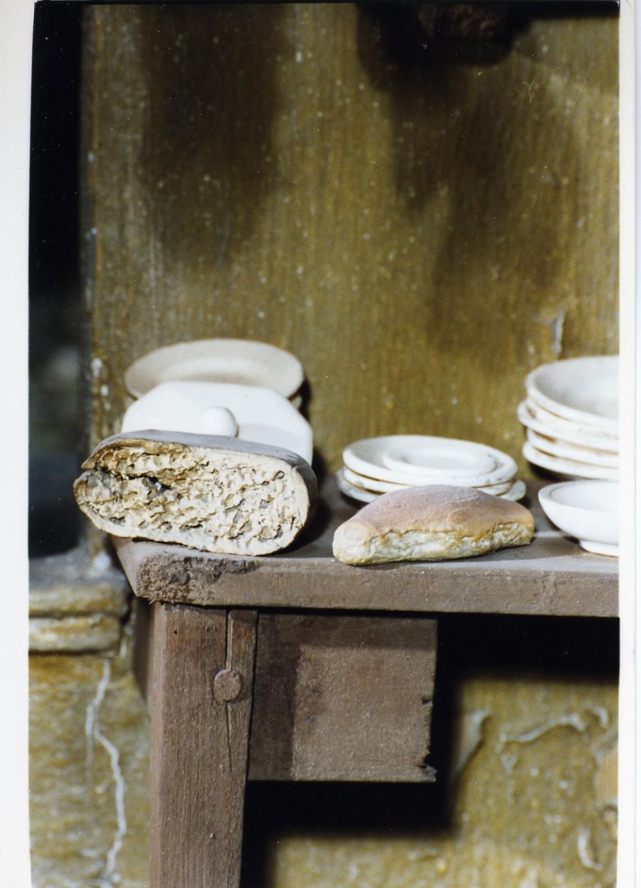 pane (scultura miniaturistica) - manifattura napoletana (secc. XVIII/ XIX)