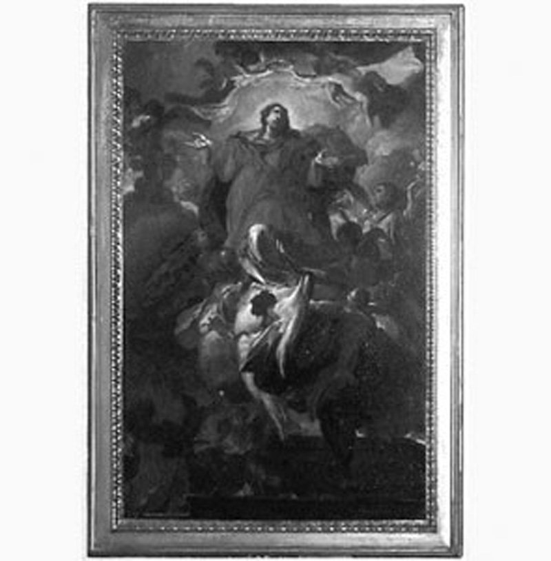 assunzione della Madonna (dipinto, opera isolata) di D'Elia Alessio (terzo quarto sec. XVIII)