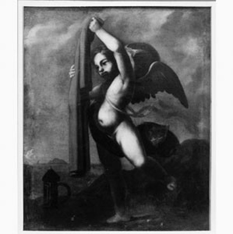 putto (dipinto) di Corenzio Belisario (fine/inizio secc. XVI/ XVII)