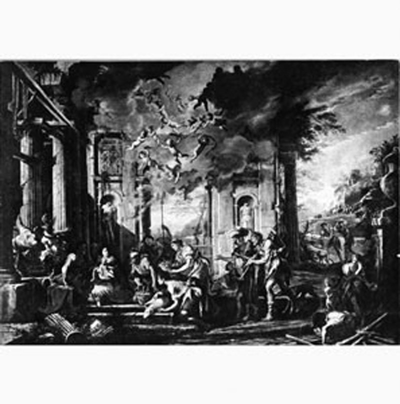 adorazione dei pastori (dipinto, opera isolata) di Gargiulo Domenico detto Micco Spadaro (sec. XVII)