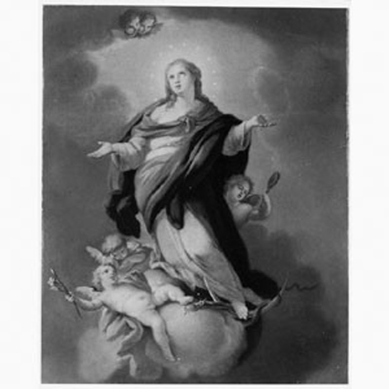 Immacolata Concezione (dipinto, opera isolata) di Diano Giacinto detto Pozzolano (sec. XVIII)