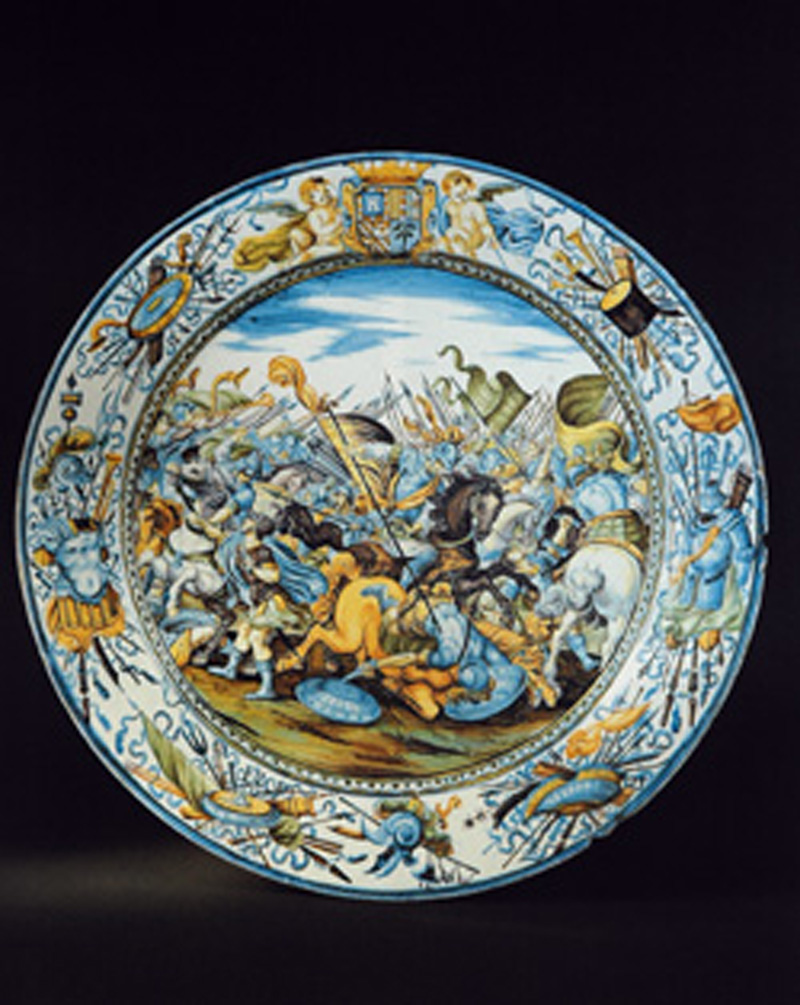battaglia (vassoio) di Cappelletti Candeloro (sec. XVIII)