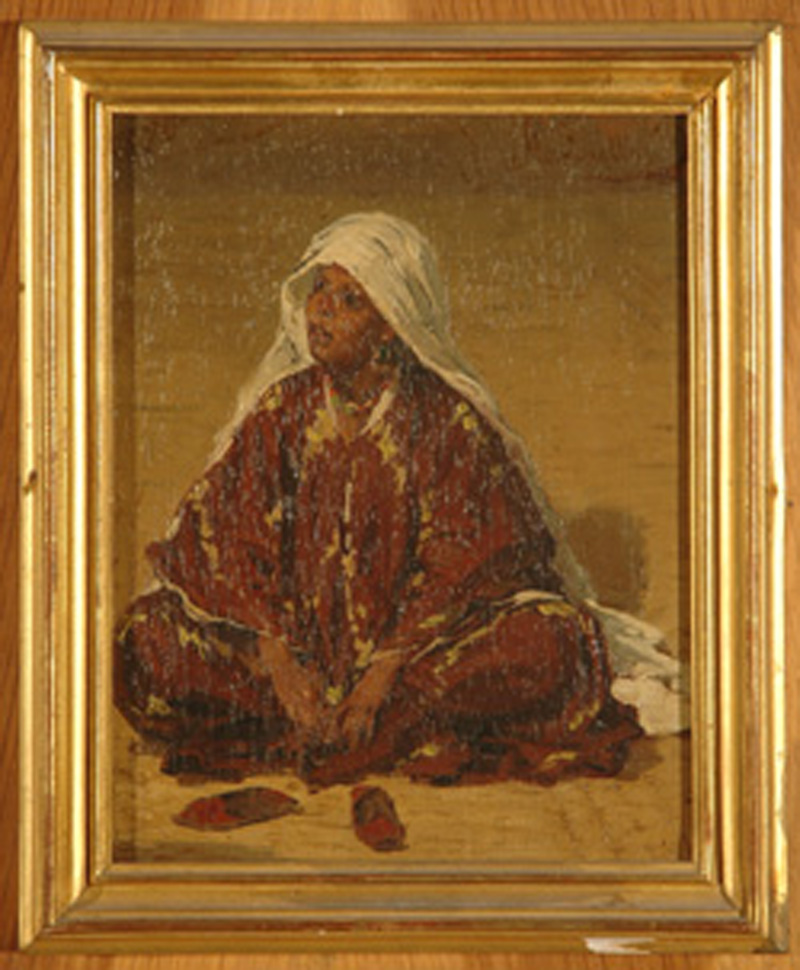 giovane orientale (dipinto) di Marinelli Vincenzo (sec. XIX)