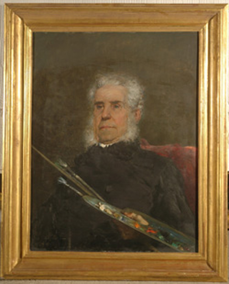 ritratto d'uomo (dipinto) - ambito italiano (sec. XIX)