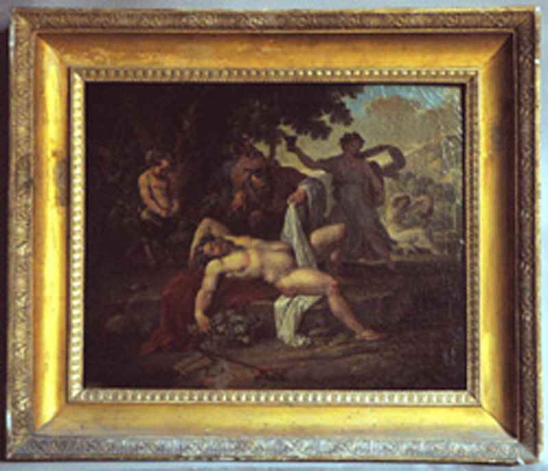 Sileno ebbro (dipinto) di Cammarano Giuseppe (sec. XIX)